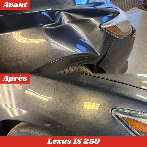 Débosselage avant/après 1