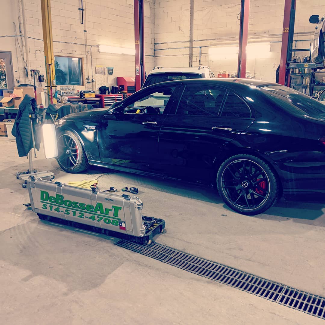 Travail débosselage - résultat professionnel